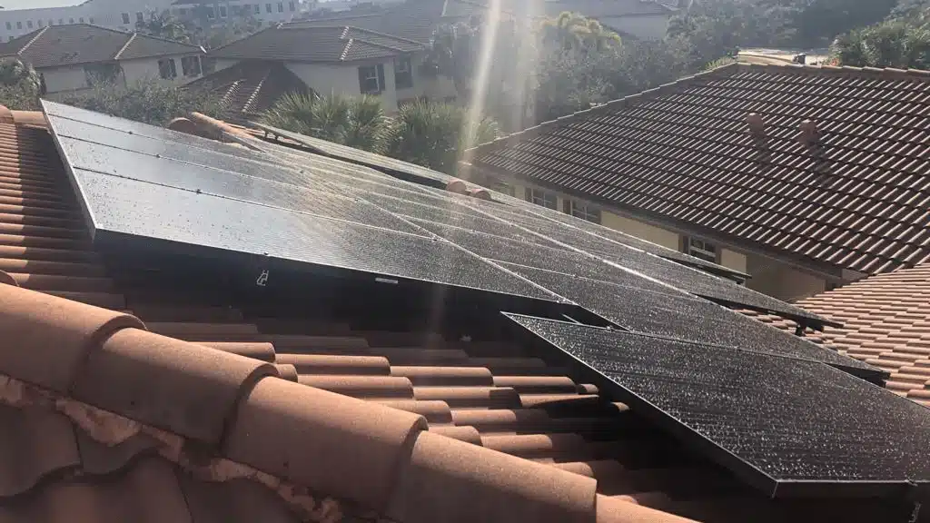 Go Solar Installation Roof View