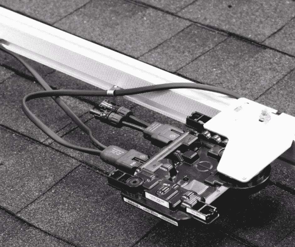 close up shot of a solar inverter