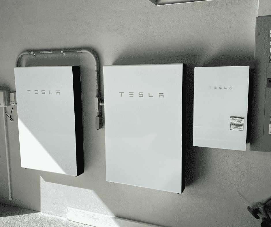 Installation of Tesla Powerwall in Garage of Home
