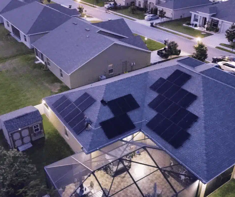 Solar Roof Night View