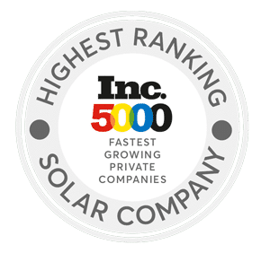 Inc 5000 Highest Ranking Solar Company logo