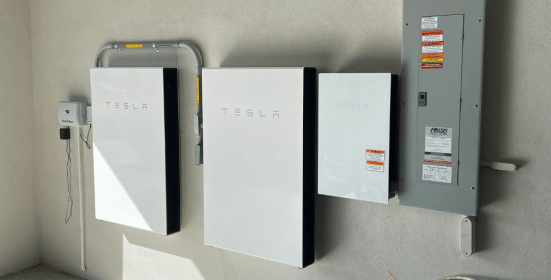 tesla powerwalls installed