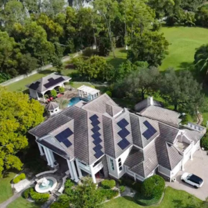 naples florida home with solar panels