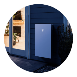 Tesla Powerwall 3 outside of a home