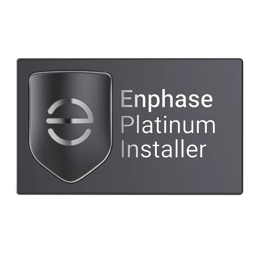 go solar power enphase platinum installer