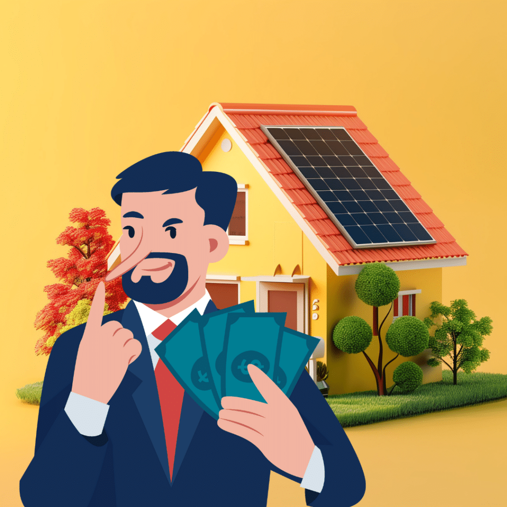 shady solar sales guy