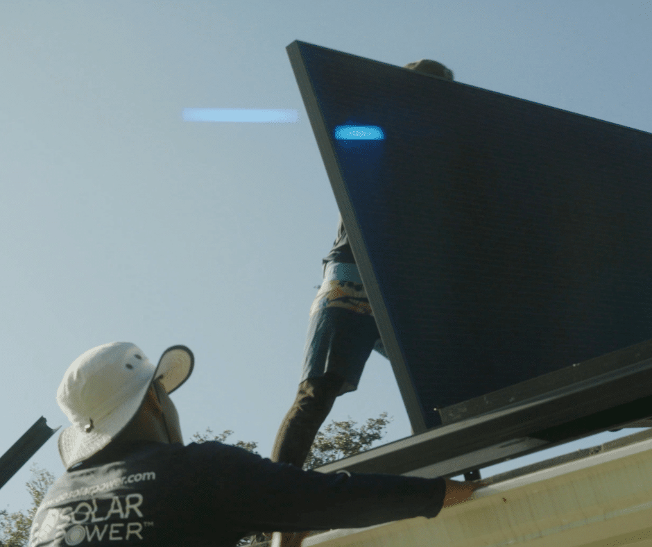 solar installation by go solar team