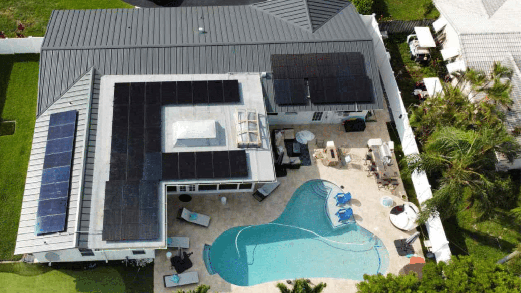 New Metal Roof and Solar in House