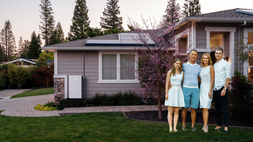 family in orlando with solar and battery