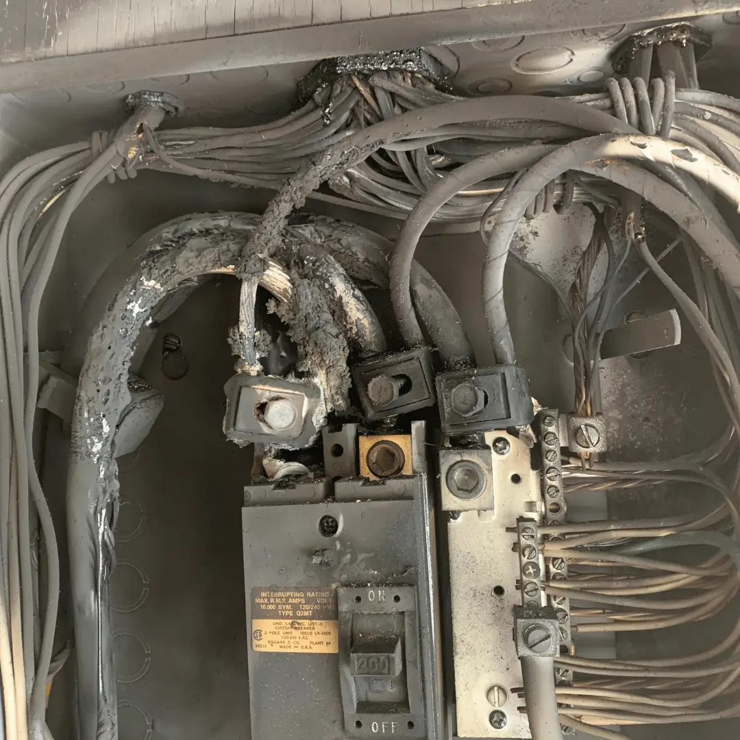 Damaged Electric Panel