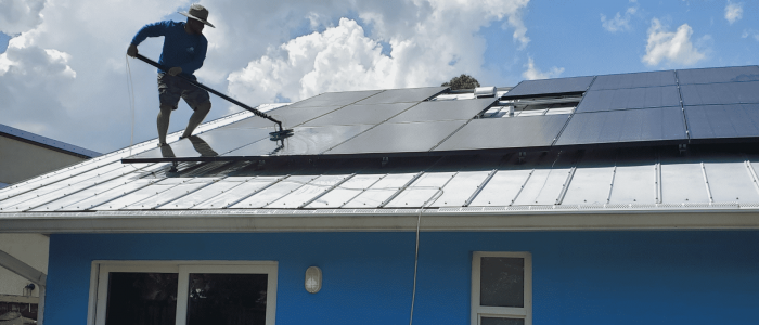 solar cleaning