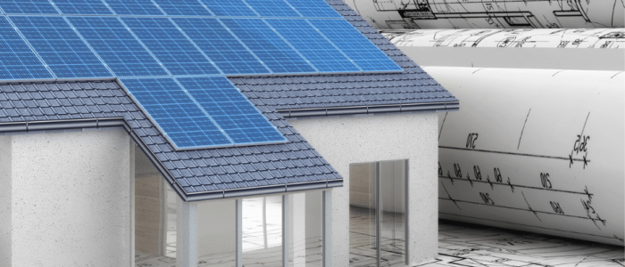 solar power designed to new home build