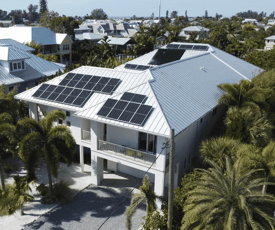 house with solar power system