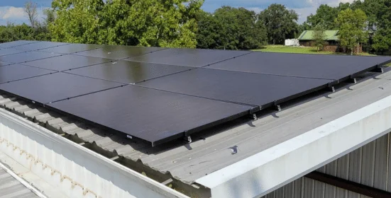 Ocala Florida Solar on a Barn